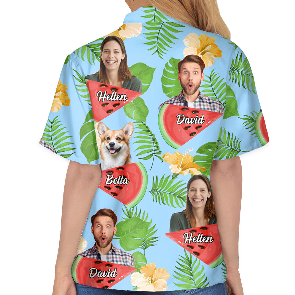 Custom Upload Photo Dog Hawaiian Shirt