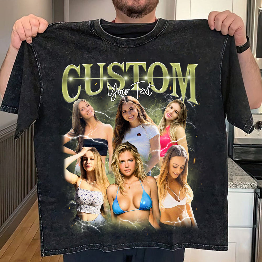 Custom Bootleg Rap Tee, Custom Photo - Vintage Graphic 90s T-shirt, Custom Photo Shirt, Custom Your Own Bootleg Idea Here, Insert Your Design