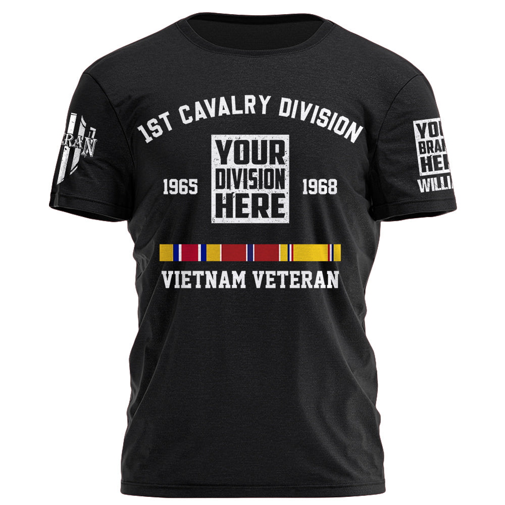 Custom Branch Rank Medal Ribbon Veteran Shirt For Veteran K1702