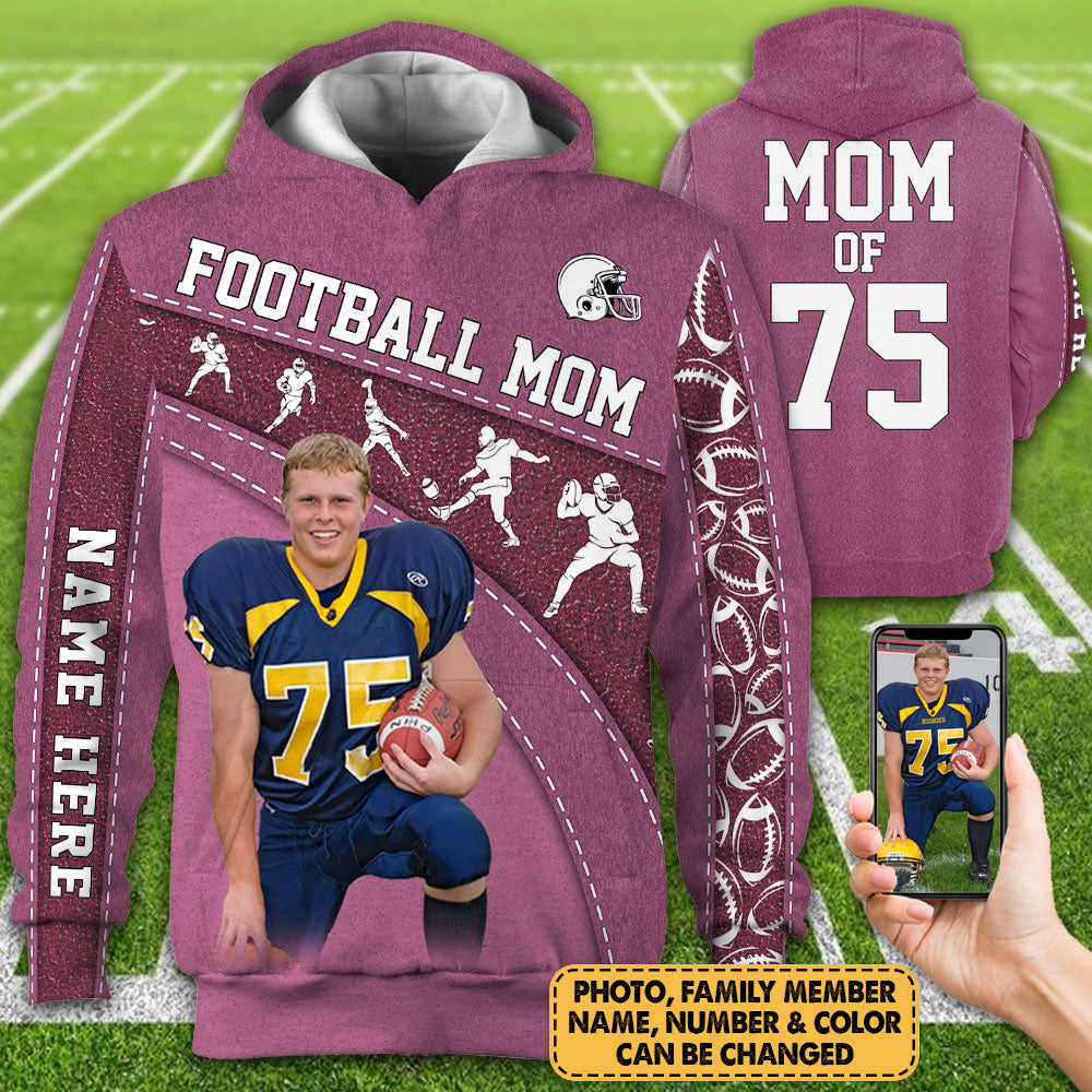Personalized Football Game Days Shirts - Custom Photo All Over Print Shirt For Football Lovers