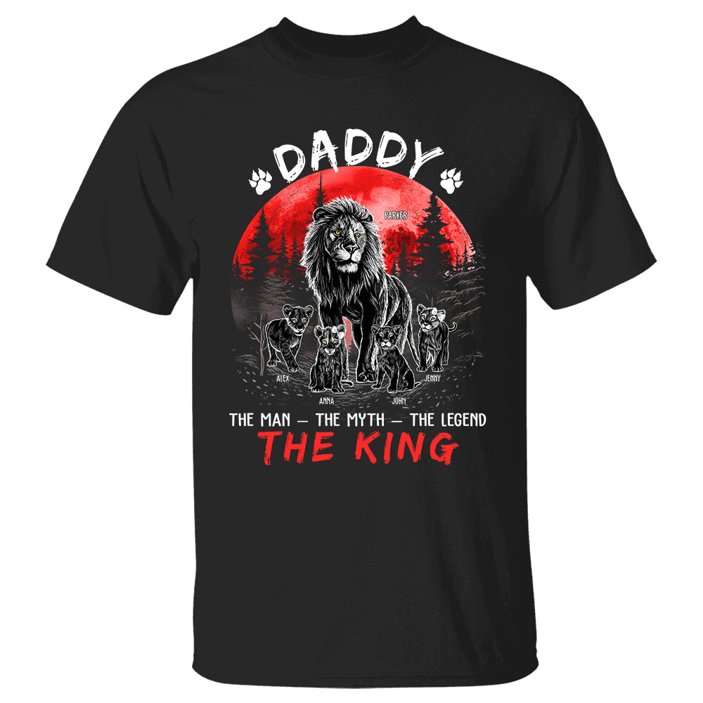 Dad The Man The Myth The Legend - Custom Shirt Gift For Dad