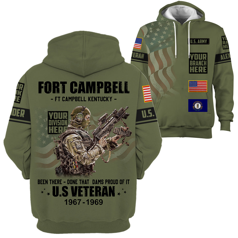 Veteran Custom Shirt Military Base Been There Done That And Damn Proud Of It Personalized All Over Print Gift K1702