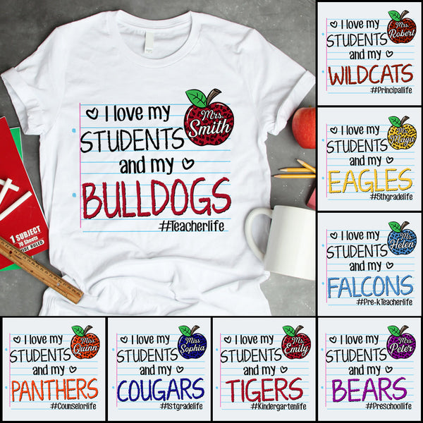 Interest Pod Personalized Shirt It's A Great Day to Be A Mascot School Spirit Shirt for Teacher H2511