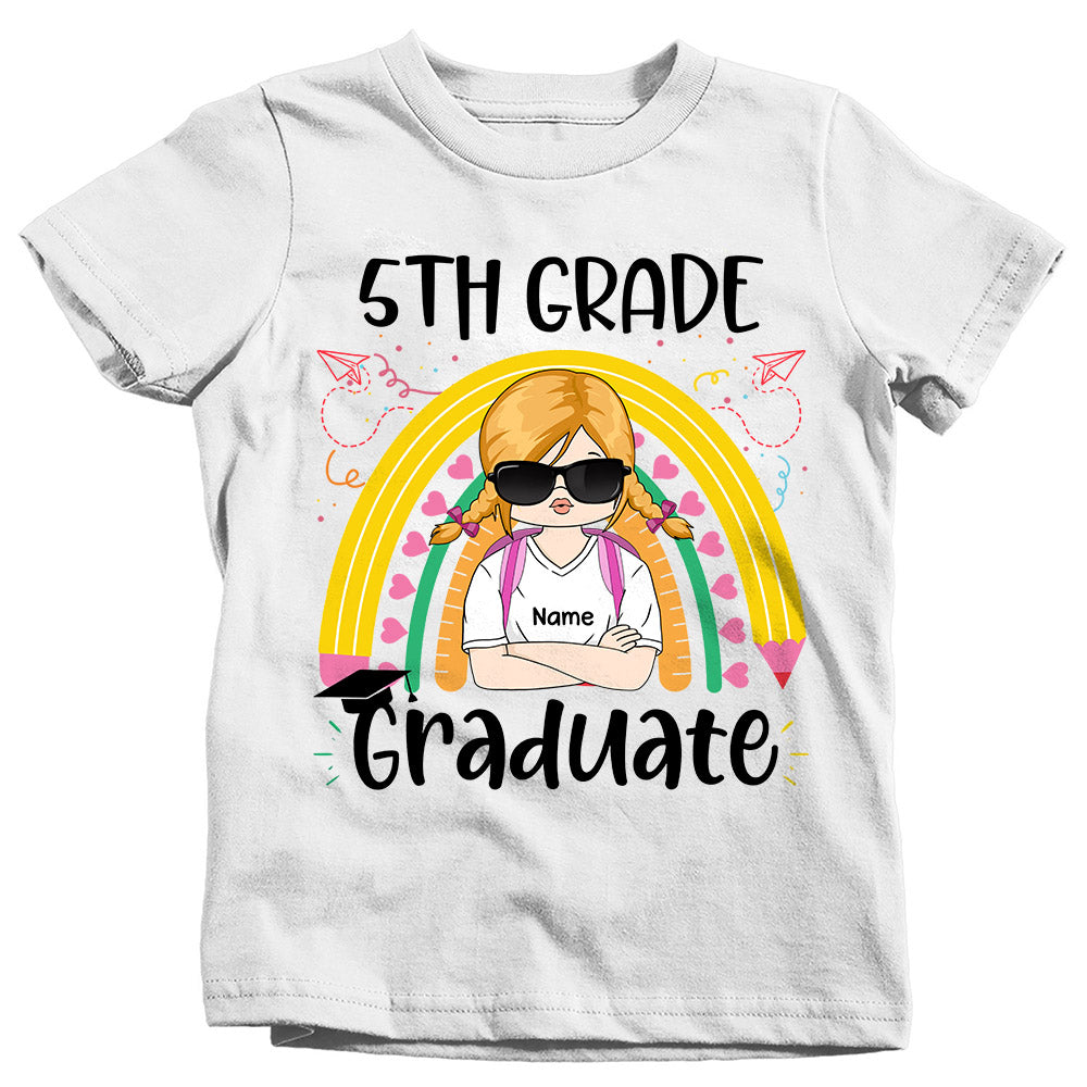 Personalized 5Th Graduate, Graduation Shirt Gift For Kid