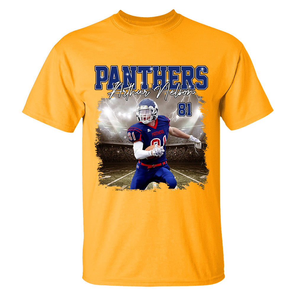 Game Day Football Personalized Shirt Custom Your Photo With Retro Style For Football Player