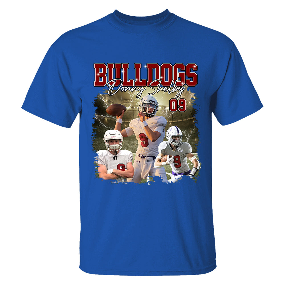 Game Day Football Personalized Shirt Custom Your Photo With Retro Style For Football Player