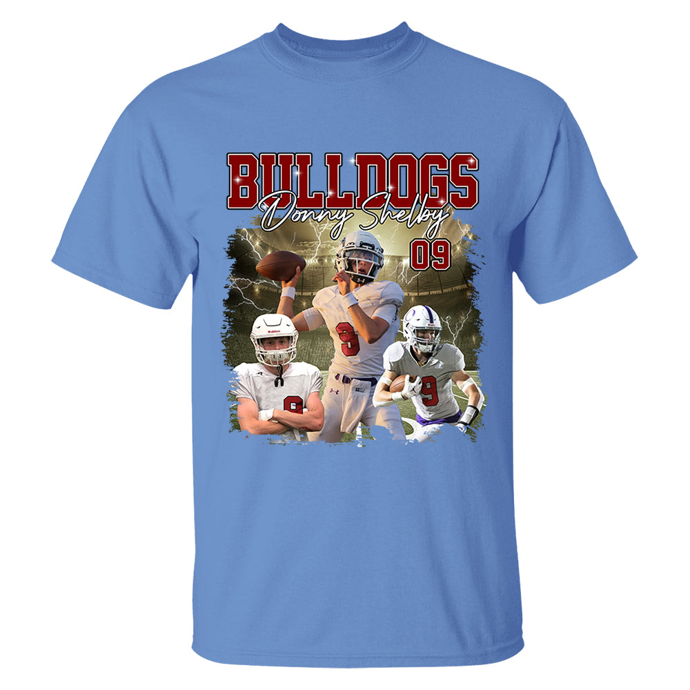 Game Day Football Personalized Shirt Custom Your Photo With Retro Style For Football Player