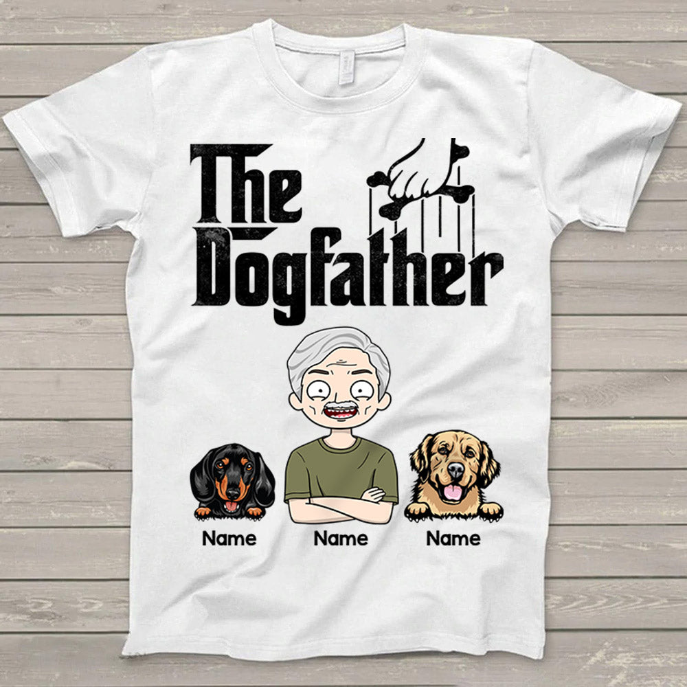 The Dog Fathers Personalized T-Shirt For Dog Dad