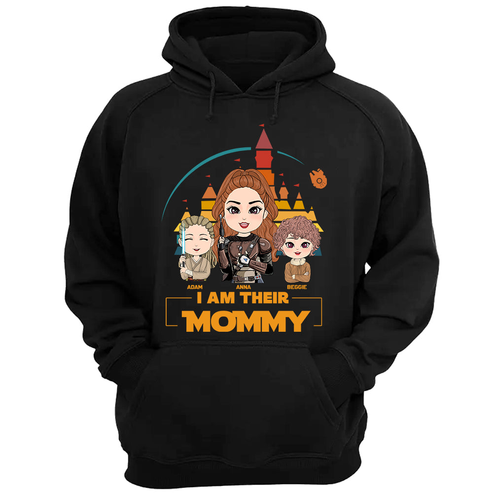 I Am Their Mommy - Personalized Shirt Custom Nickname With New Kids Gift For Dad Mom