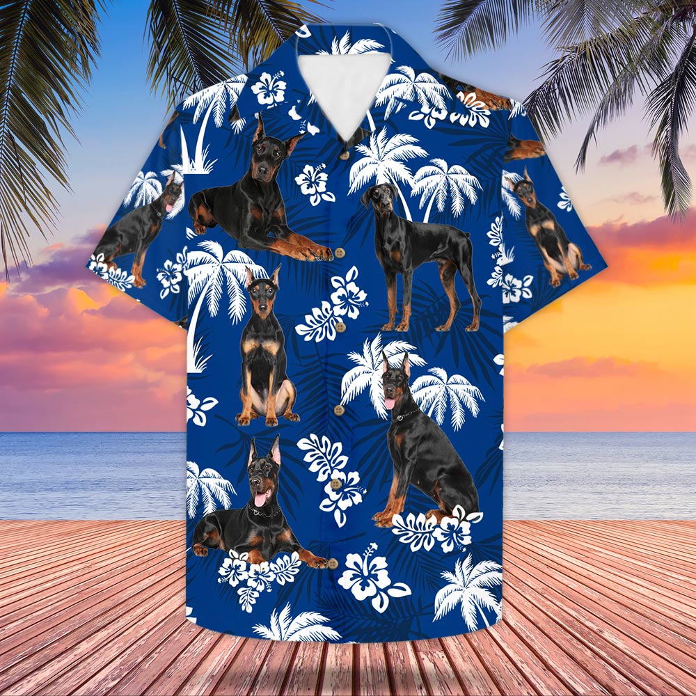 Doberman Pinscher Hawaiian Shirt For Dog Lovers