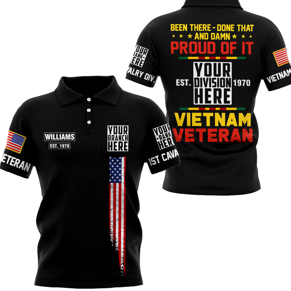 Been There Done That And Damn Proud Of It Vietnam Veteran Personalized All Over Print Shirt For Vietnam Veteran H2511