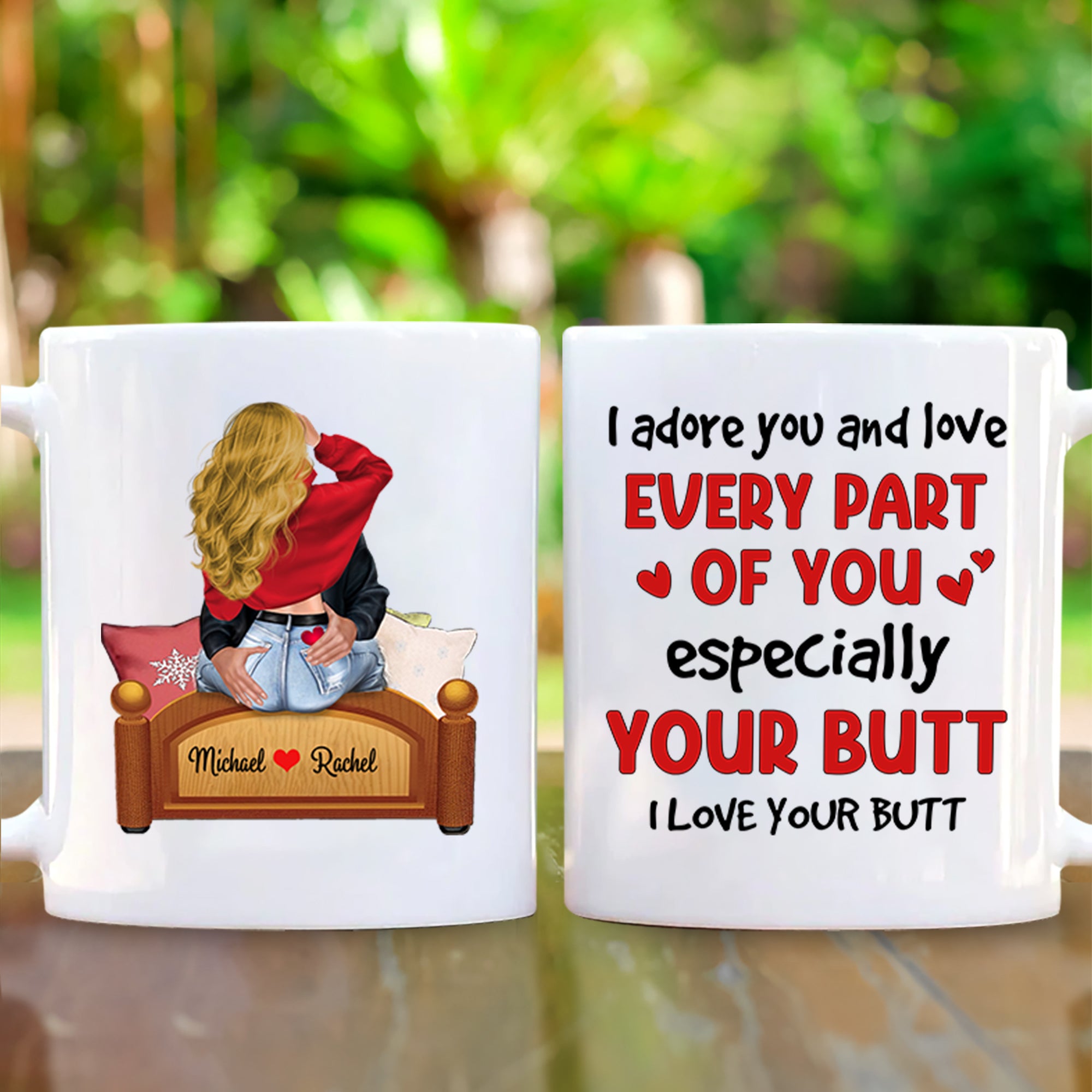 I Adore You, Couple Gift, Personalized Mug, Valentine's Gift For Couple