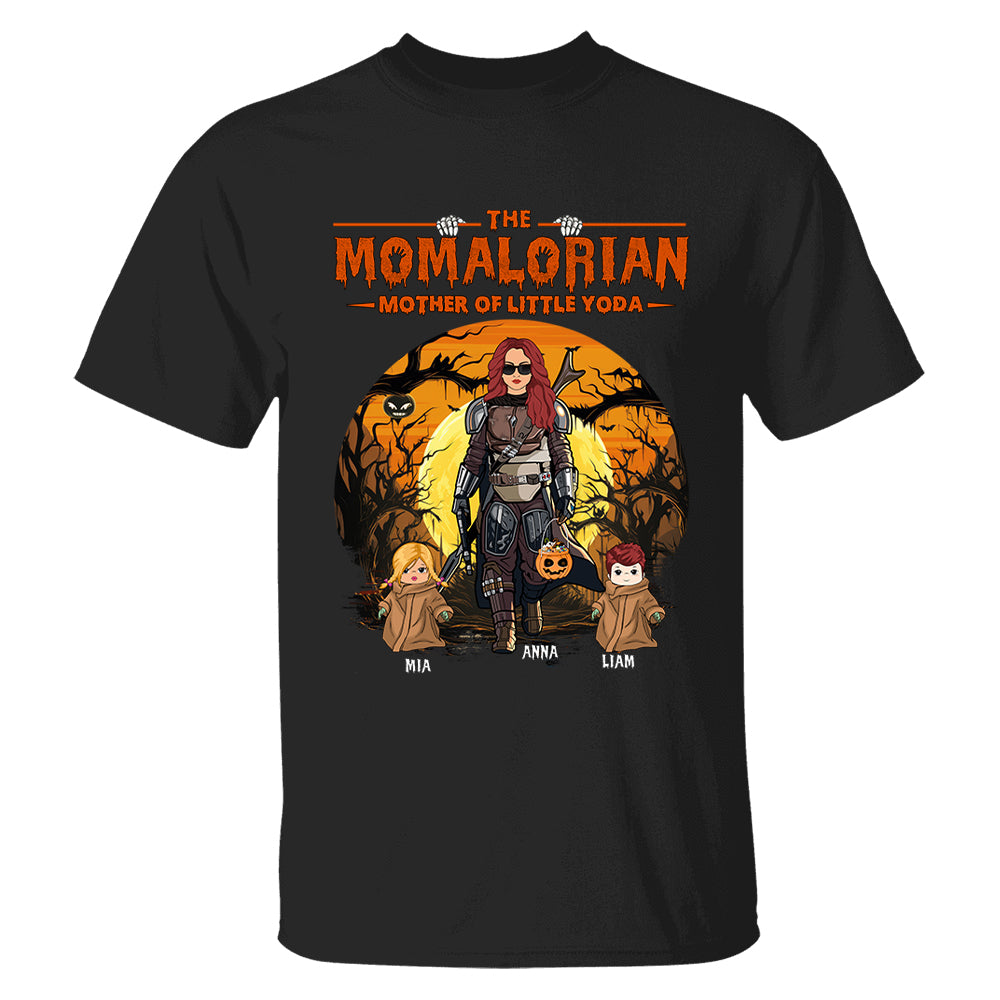The Momalorian Mother Of Yodas Personalized Shirt Halloween Gift For Dad Mom