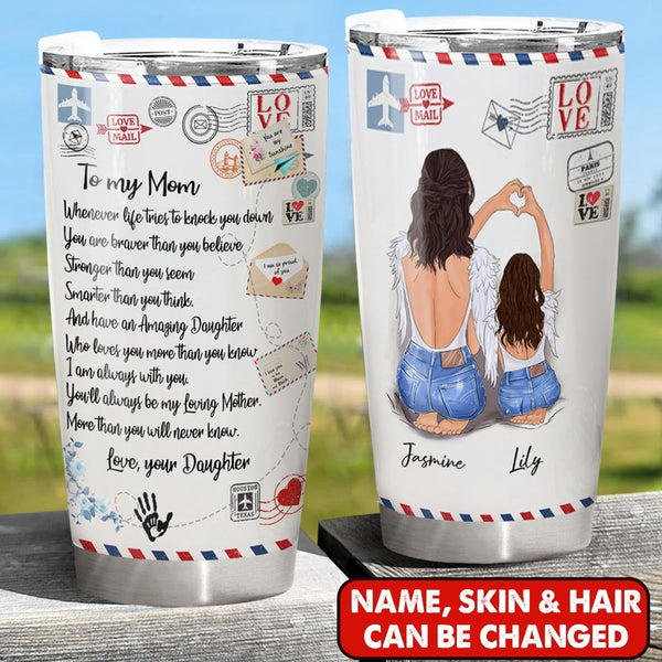 New Mom Custom Tumbler On Our 1st Mother's Day I Want To Tell You