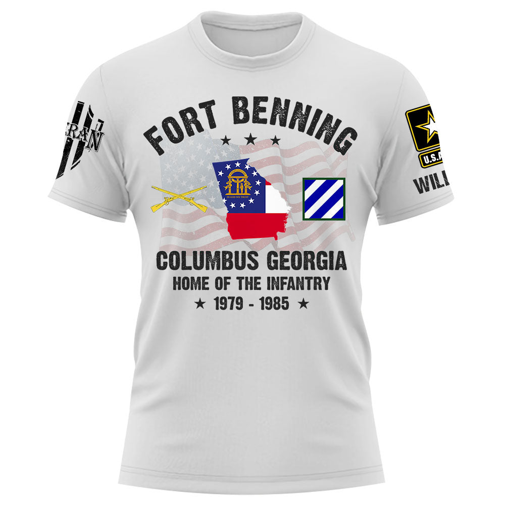 Veteran Custom Shirt Military Base Custom Division Military Personalized Gift For Veterans K1702