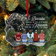 Always Beside You - Personalized Acrylic Ornament - Christmas Gift Memorial Gift For Family Members, Mom, Dad, Sisters, Brothers