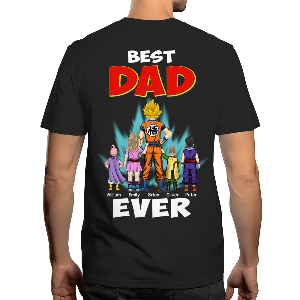 Best Dad Ever - Personalized Shirt For Dad, Gift For Father's Day