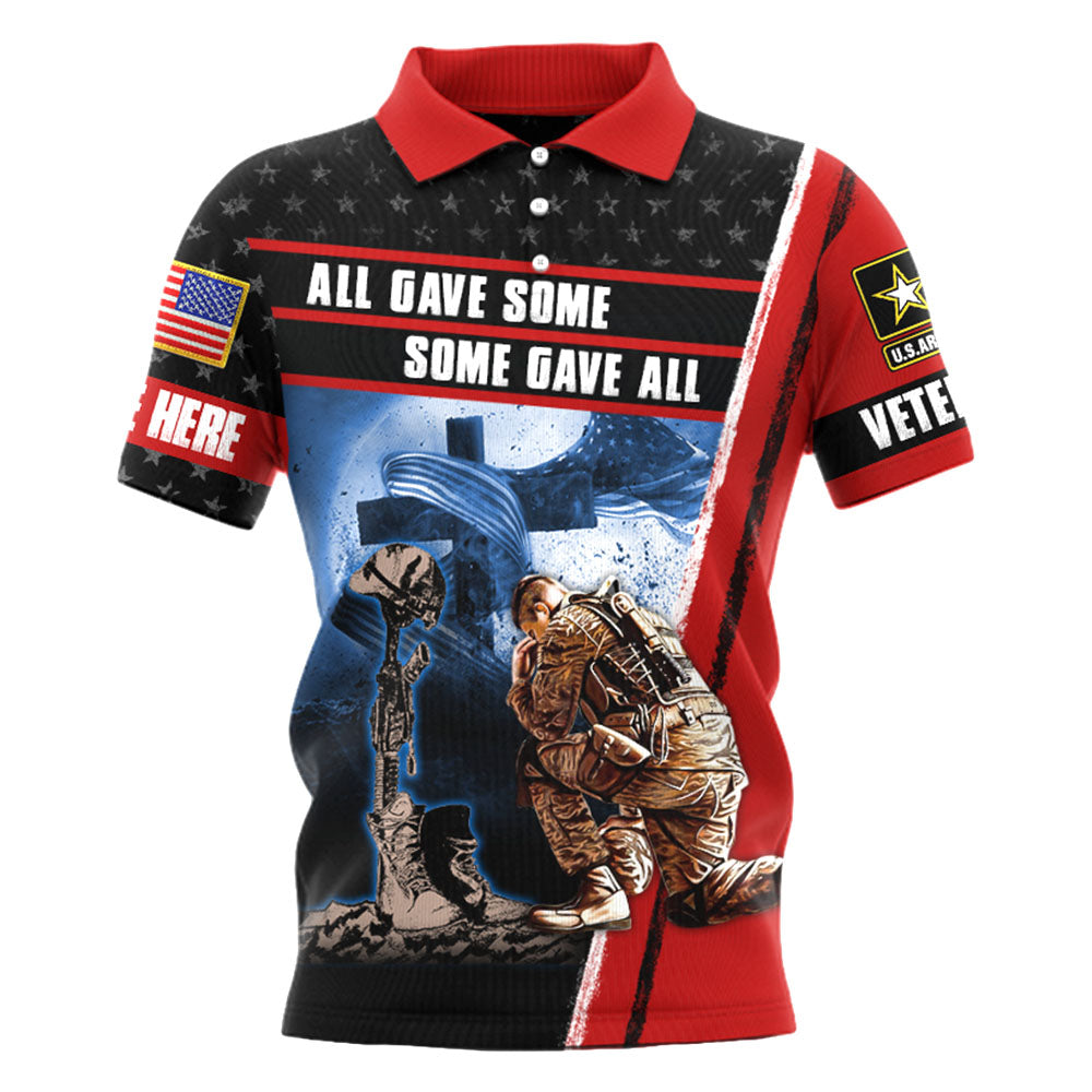 All Gave Some Some Gave All Custom Shirt For Veteran Memorial Day All Over Print Shirt H2511