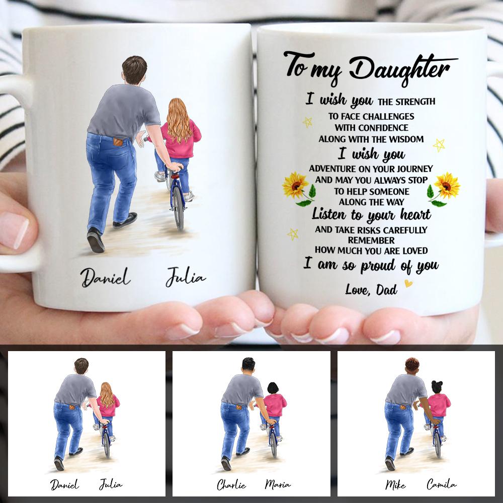 Personalized To My Daughter I Wish You The Strength Mug For Daughter