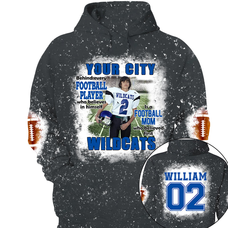 Football Mom Game Day Personalized All Over Print Shirt Custom Photo And Team Name