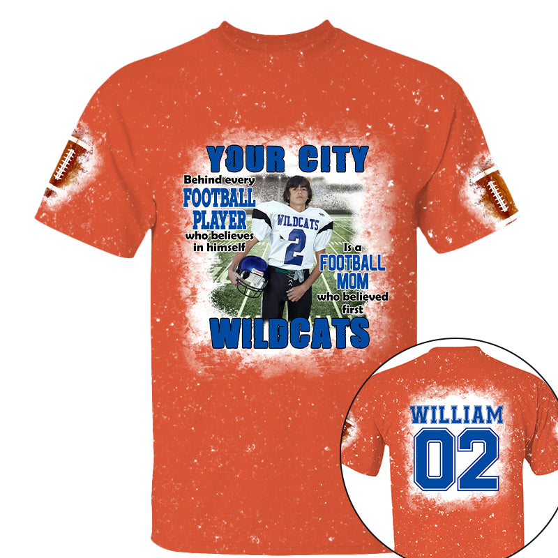 Football Mom Game Day Personalized All Over Print Shirt Custom Photo And Team Name