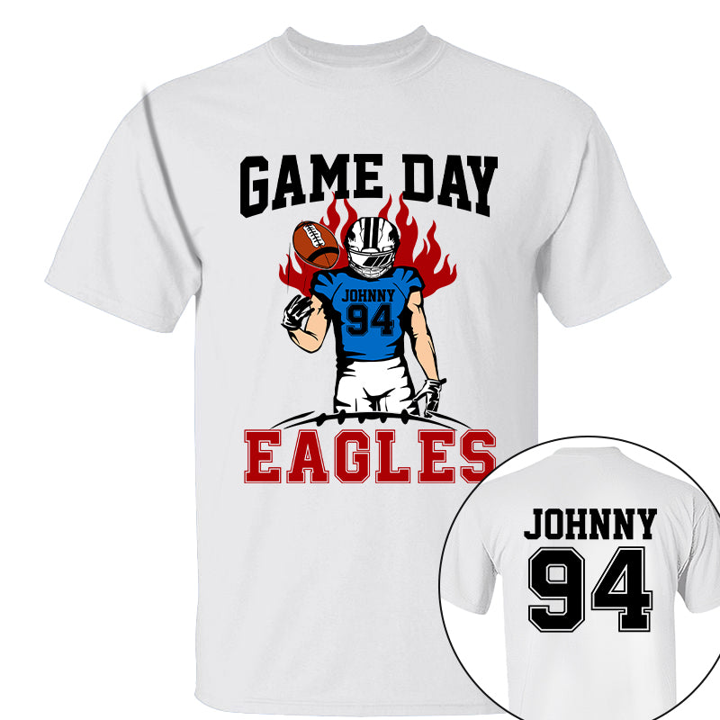 Game Day Football Personalized Shirt Custom Team Name For Football Player