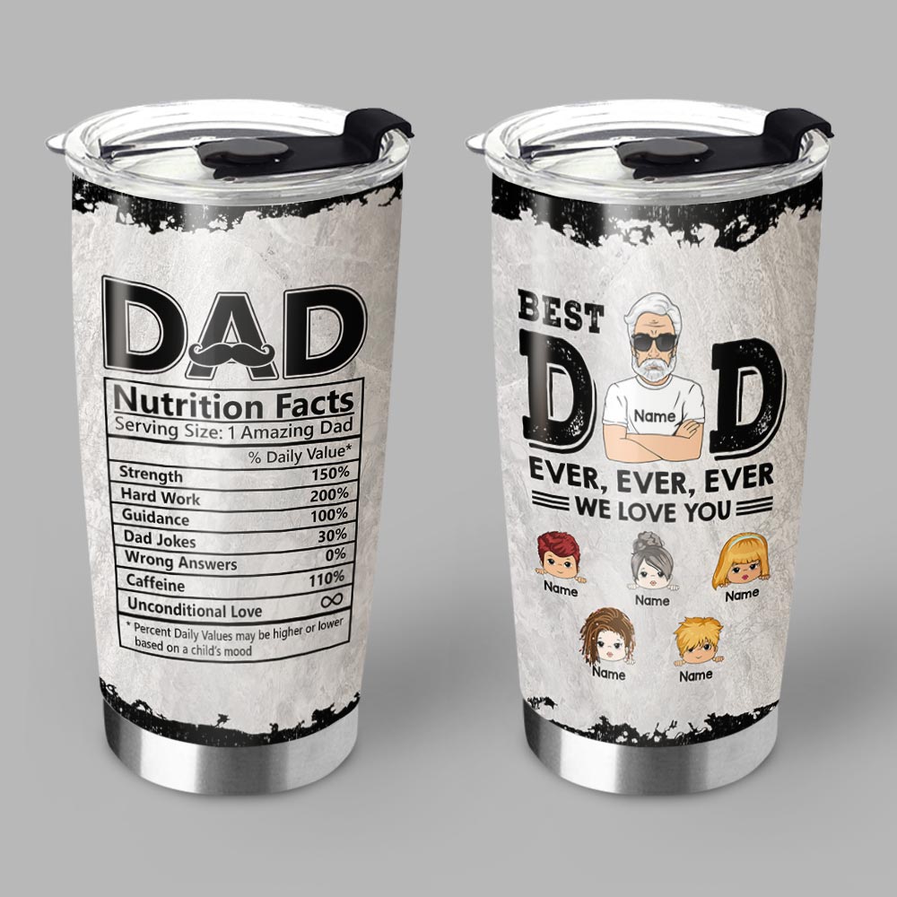 Child's Drawing Engraved YETI Rambler Tumbler Father's Day