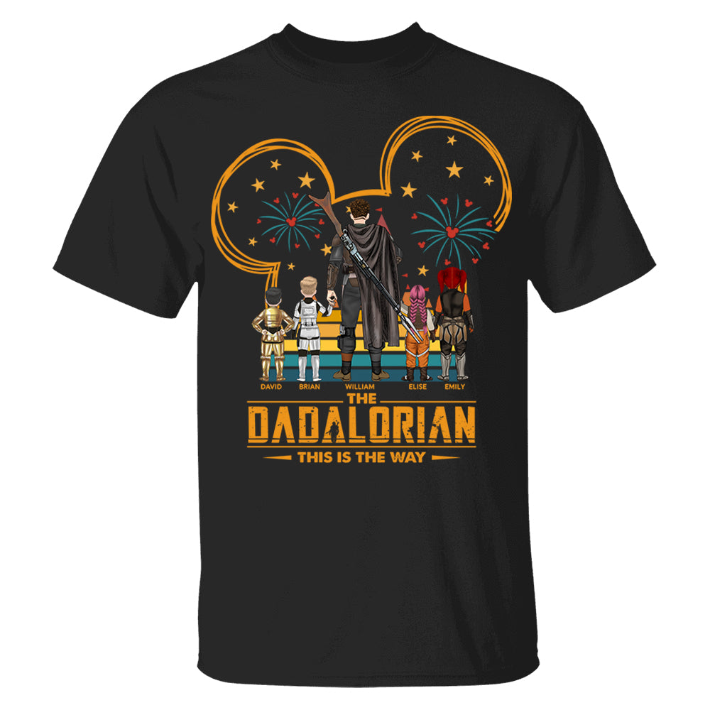 Custom Dadalorian Shirt: This Is The Way to a Stylish Gift for Dad