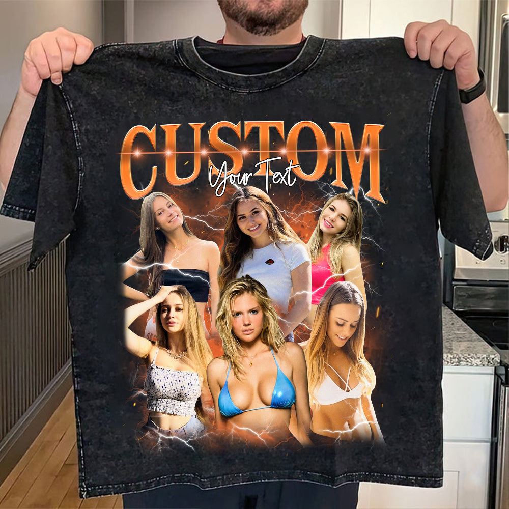 Custom Bootleg Rap Tee, Custom Photo - Vintage Graphic 90s T-shirt, Custom Photo Shirt, Custom Your Own Bootleg Idea Here, Insert Your Design
