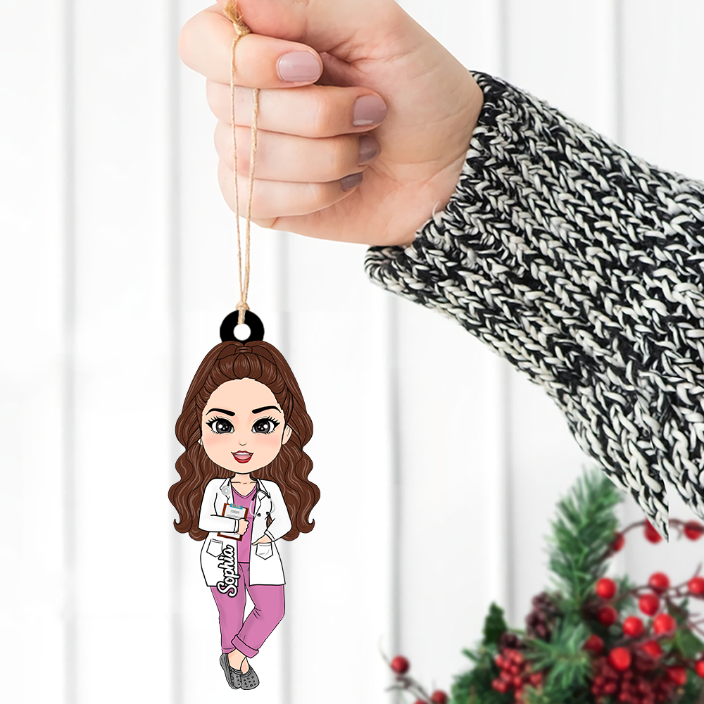 Personalized Nurse Acrylic Ornament - Lovely Gift For Nurse