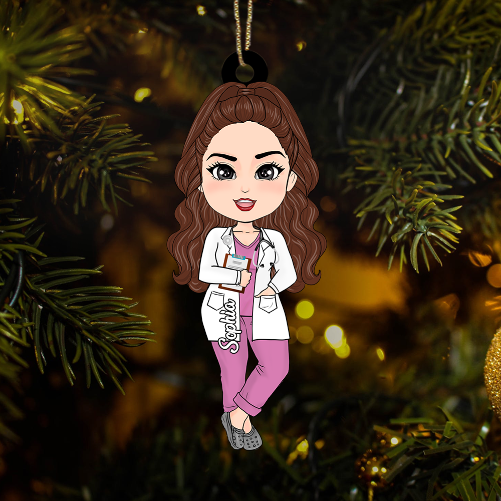 Personalized Nurse Acrylic Ornament - Lovely Gift For Nurse