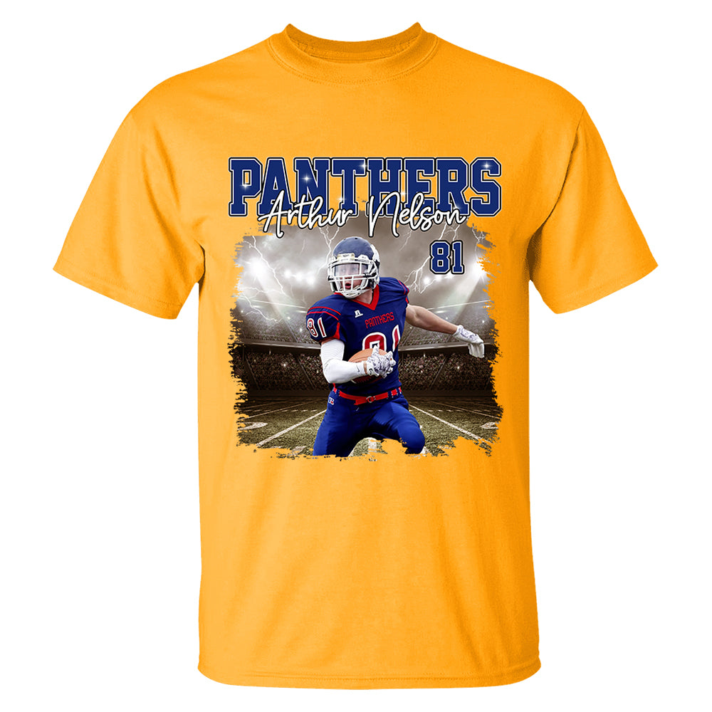 Game Day Football Personalized Shirt Custom Your Photo With Retro Style For Football Player