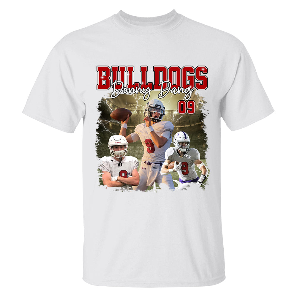 Game Day Football Personalized Shirt Custom Your Photo With Retro Style For Football Player