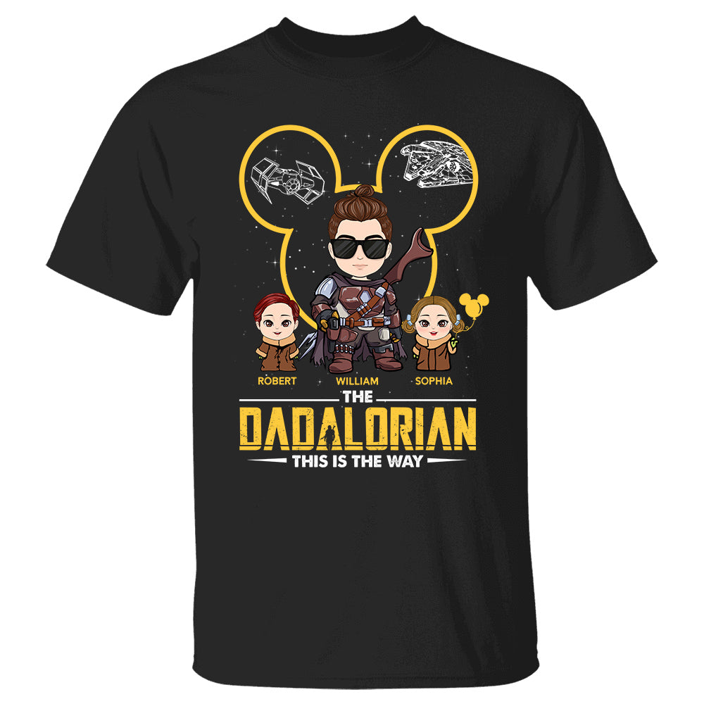 The Dadalorian This Is The Way Personalized Shirt K1702