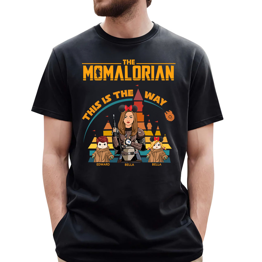 This Is The Way - Personalized Shirt For Mom Dad With Kids Family Trip Gift