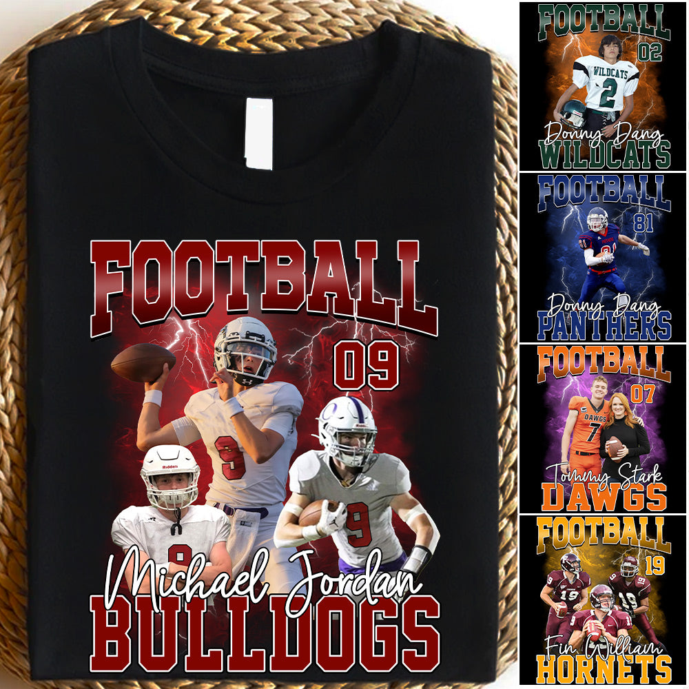 Game Day Football Personalized Shirt Custom Your Photo Gift For Football Player