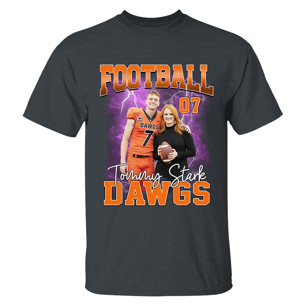 Game Day Football Personalized Shirt Custom Your Photo Gift For Football Player
