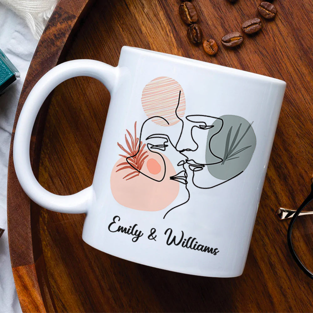 I Love You, Personalized Couple Mug, Christmas Gifts For Couple, 03112 -  GoDuckee