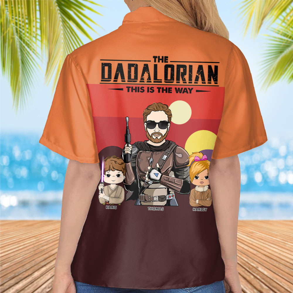 The Dadalorian This Is The Way Custom Hawaiian Shirt For Dad