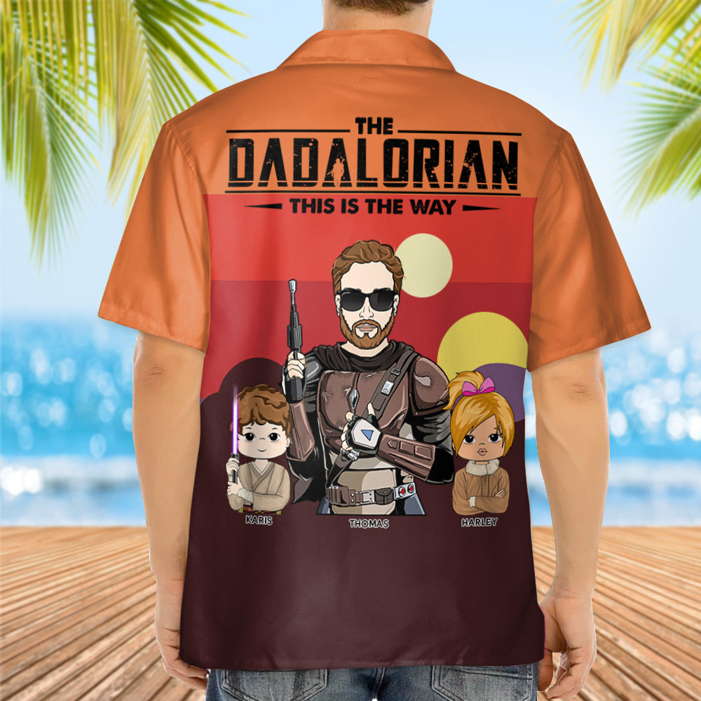 The Dadalorian This Is The Way Custom Hawaiian Shirt For Dad