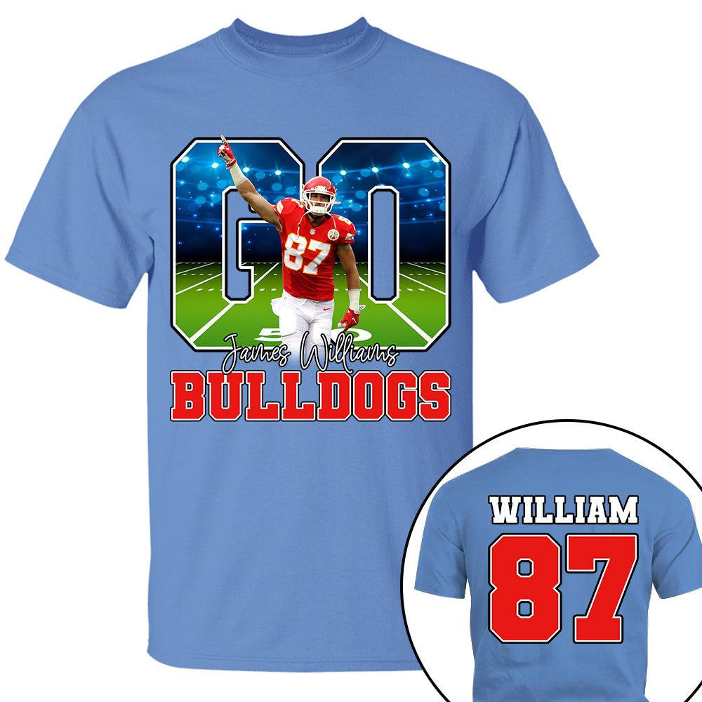 Go Team Name Personalized Shirt For Football Lover Football Mom H2511