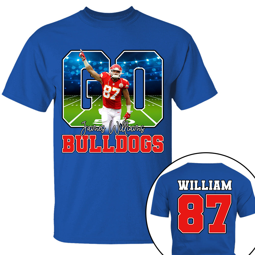 Go Team Name Personalized Shirt For Football Lover Football Mom H2511