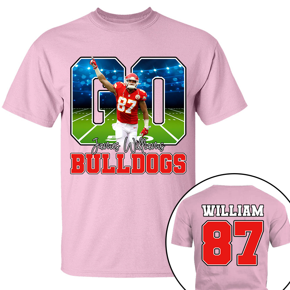 Go Team Name Personalized Shirt For Football Lover Football Mom H2511