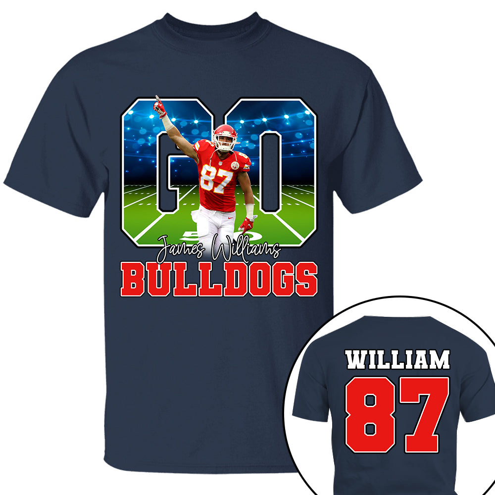 Go Team Name Personalized Shirt For Football Lover Football Mom H2511