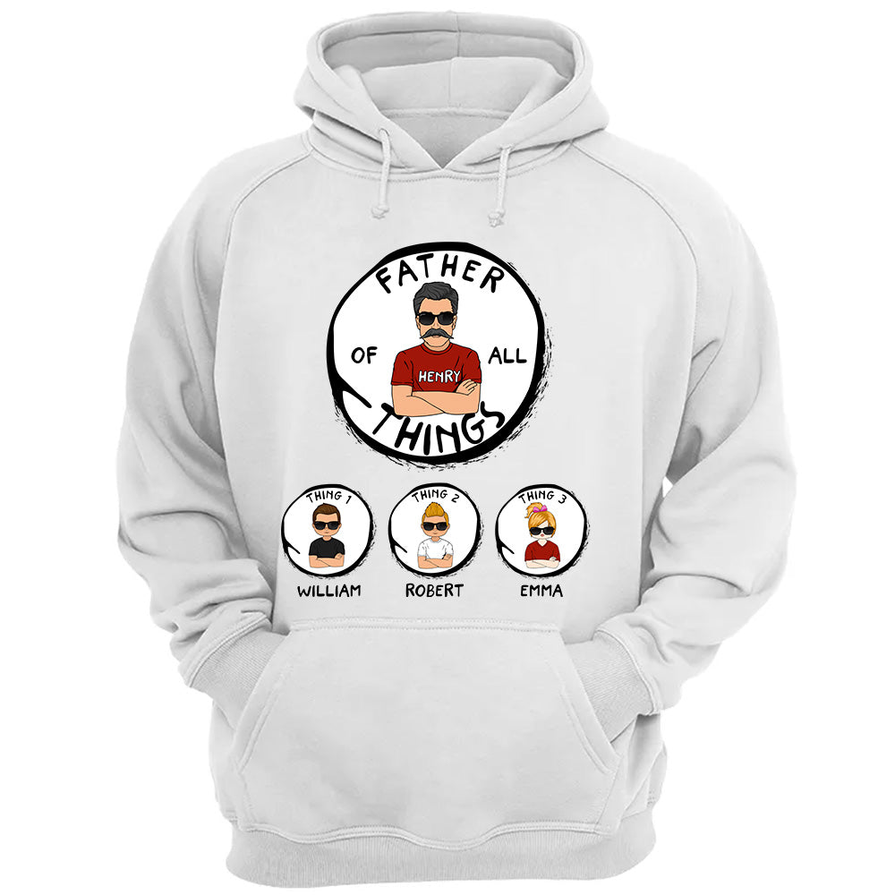 Father's Of All Things Personalized Shirt Gift For Father's Day K1702