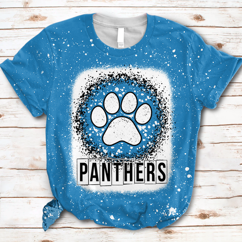 Football, tigers, shirt, paw, mom, school spirit, t shirt Long Sleeve  T-Shirt