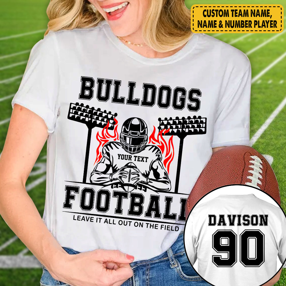 Personalized Shirt Football Team Mom Custom Football All Over Print Shirt Cheer For Players K1702