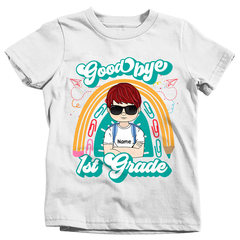 Personalized Goodbye 1St Grade, Graduation Shirt Gift For Kid