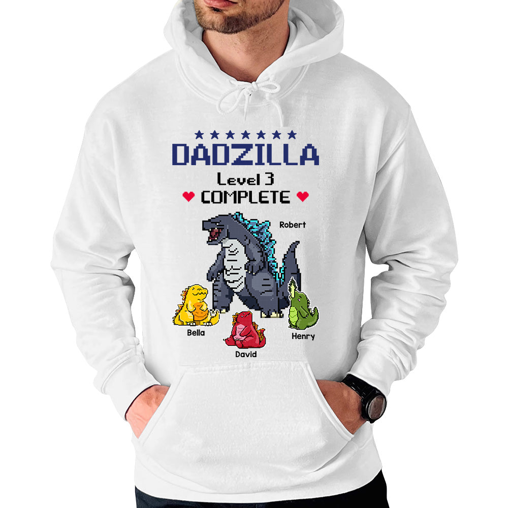 Dadzilla Complete - Personalized Shirt Custom Nickname With Kids Gift For Dad Mom