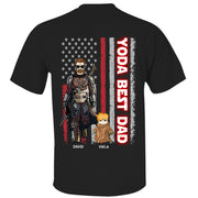Yoda Best Dad - Personalized Shirt Custom Nickname With Kids Gift For Dad Mom